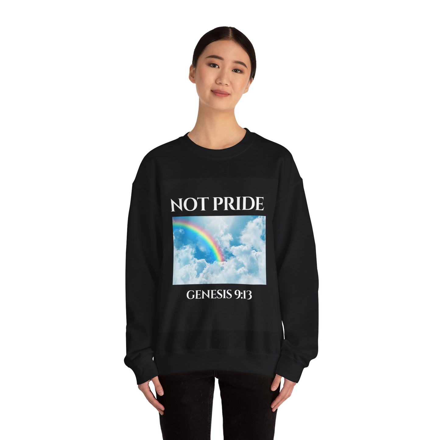 Pride Rainbow 1 Colorful Unisex Heavy Blend™ Crewneck Sweatshirt