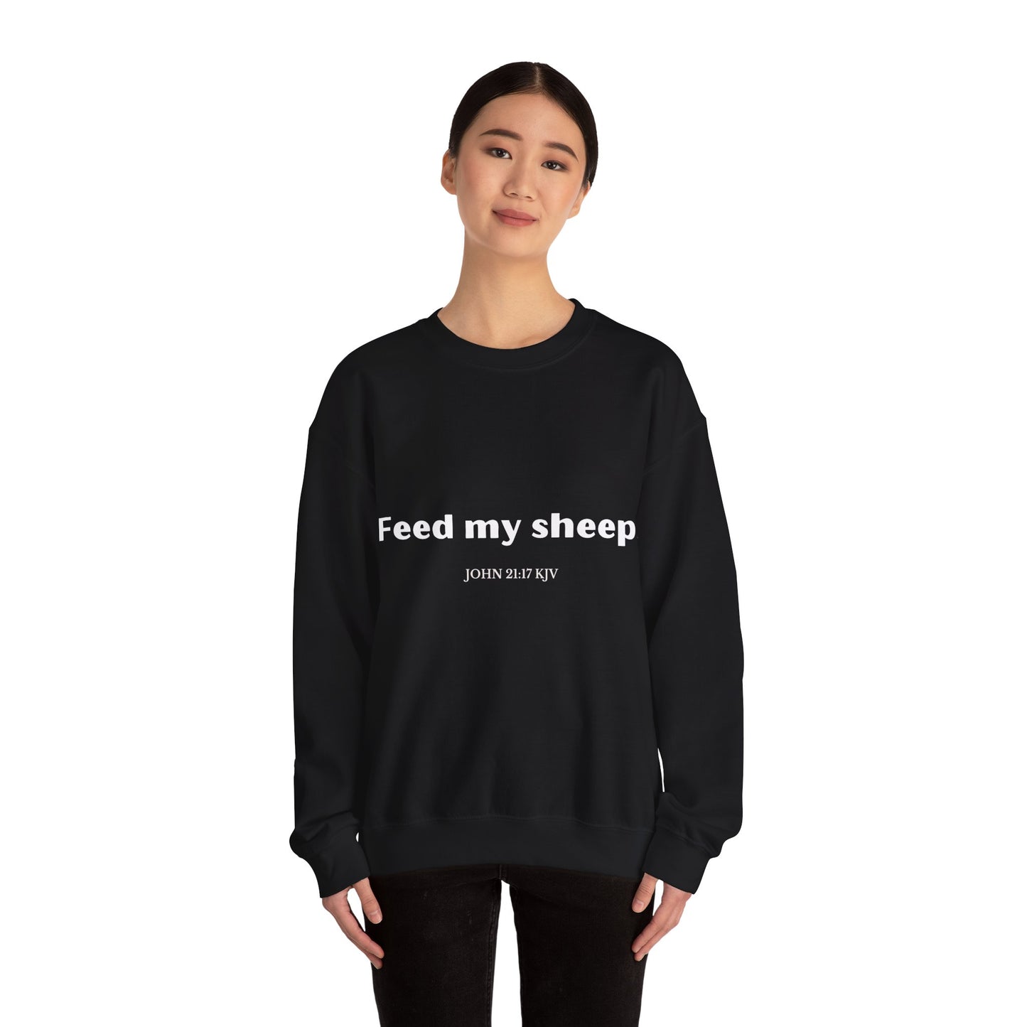 Feed my Sheep Unisex Heavy Blend™ Crewneck Sweatshirt