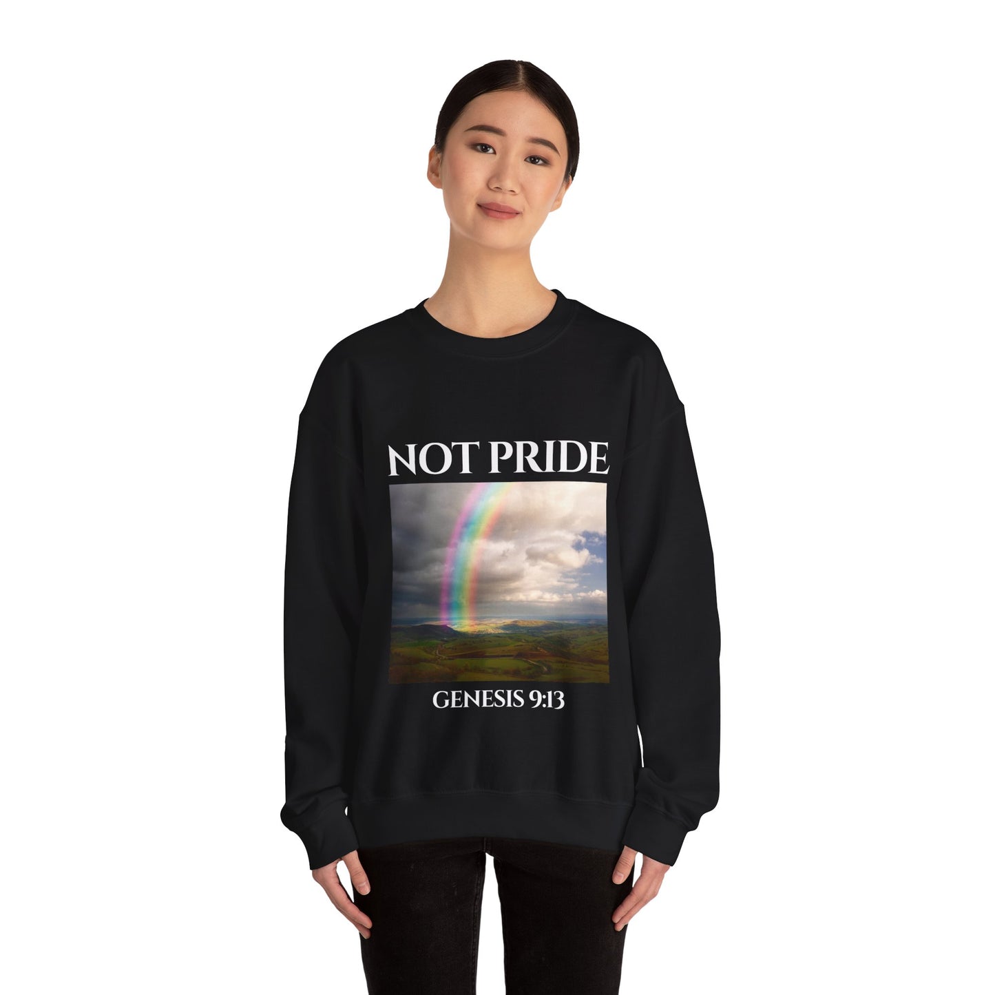 Pride Rainbow 2 Colorful Unisex Heavy Blend™ Crewneck Sweatshirt