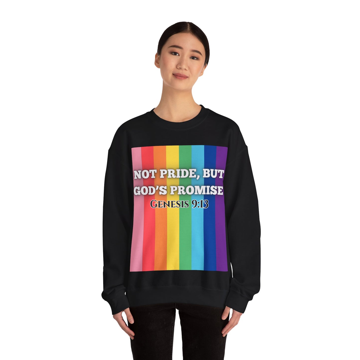 Not Pride Colorful Unisex Heavy Blend™ Crewneck Sweatshirt