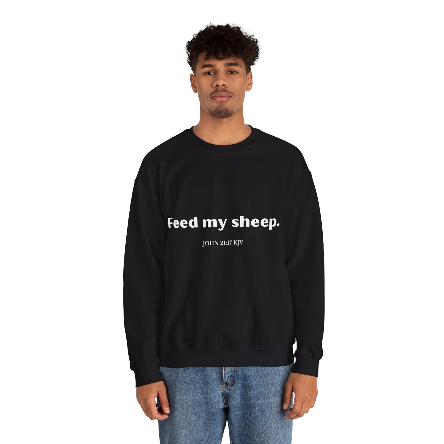 Feed my Sheep Unisex Heavy Blend™ Crewneck Sweatshirt