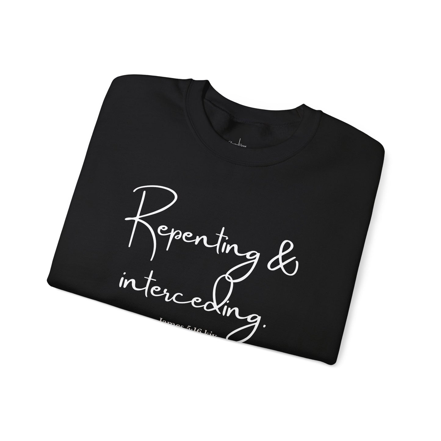 Repenting and Interceding Unisex Heavy Blend™ Crewneck Sweatshirt