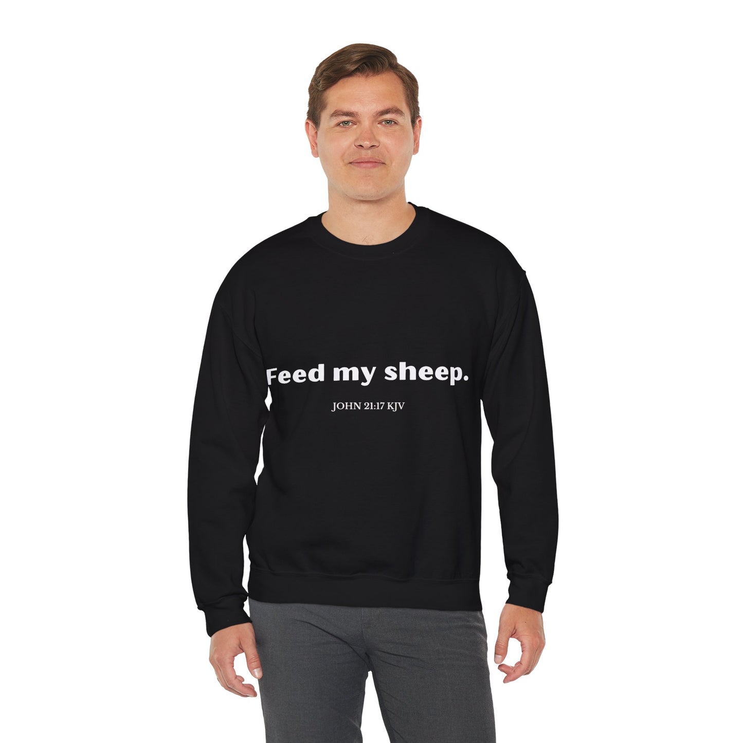 Feed my Sheep Unisex Heavy Blend™ Crewneck Sweatshirt