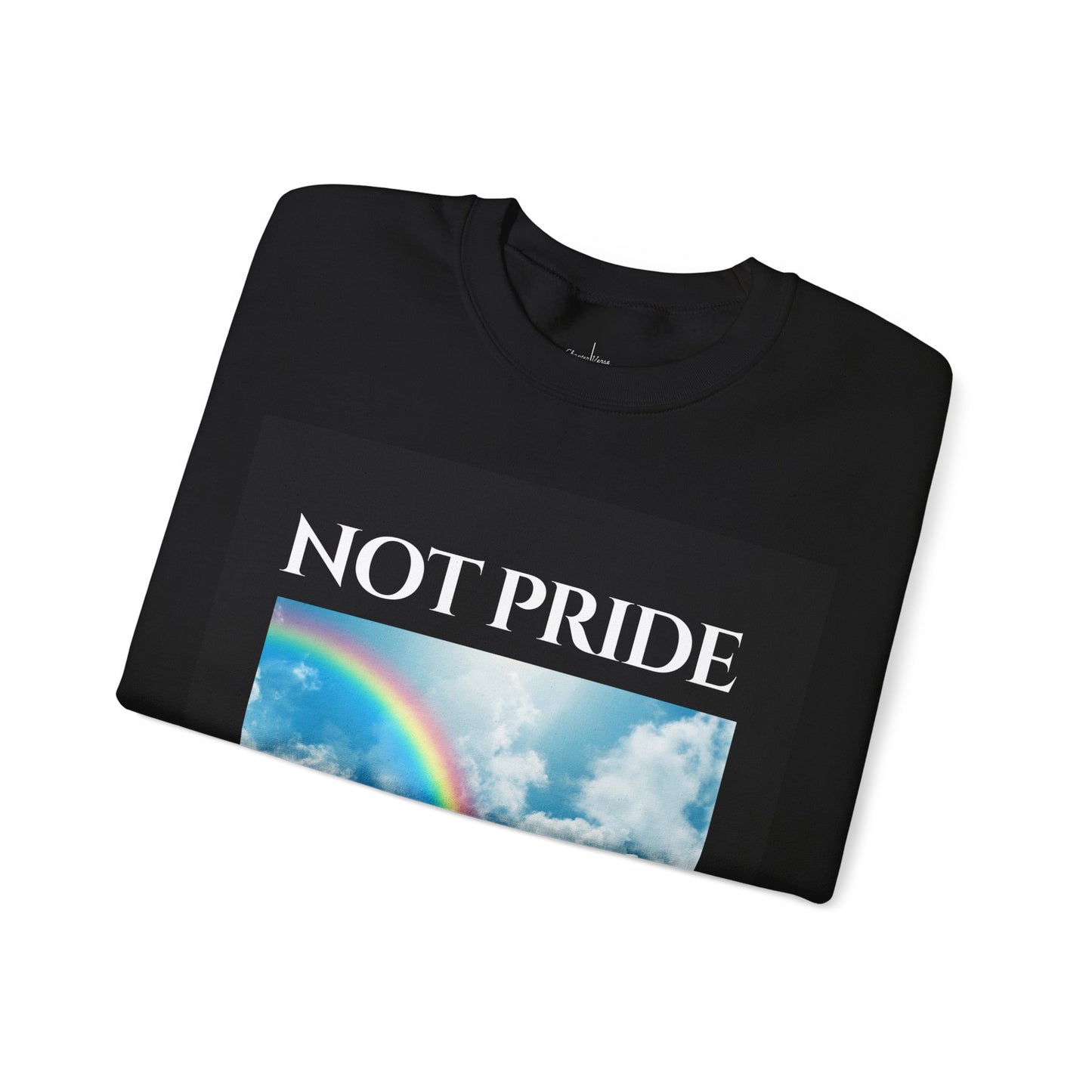 Pride Rainbow 1 Colorful Unisex Heavy Blend™ Crewneck Sweatshirt