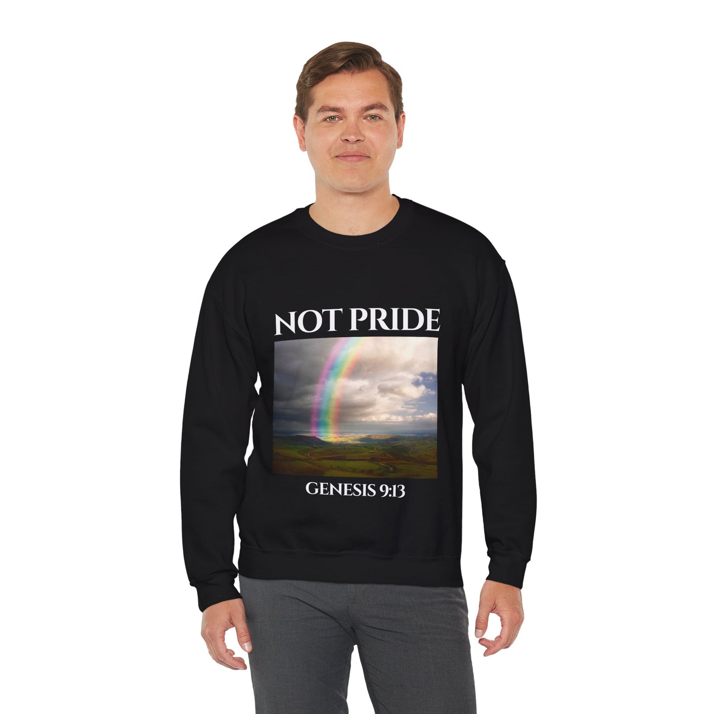 Pride Rainbow 2 Colorful Unisex Heavy Blend™ Crewneck Sweatshirt