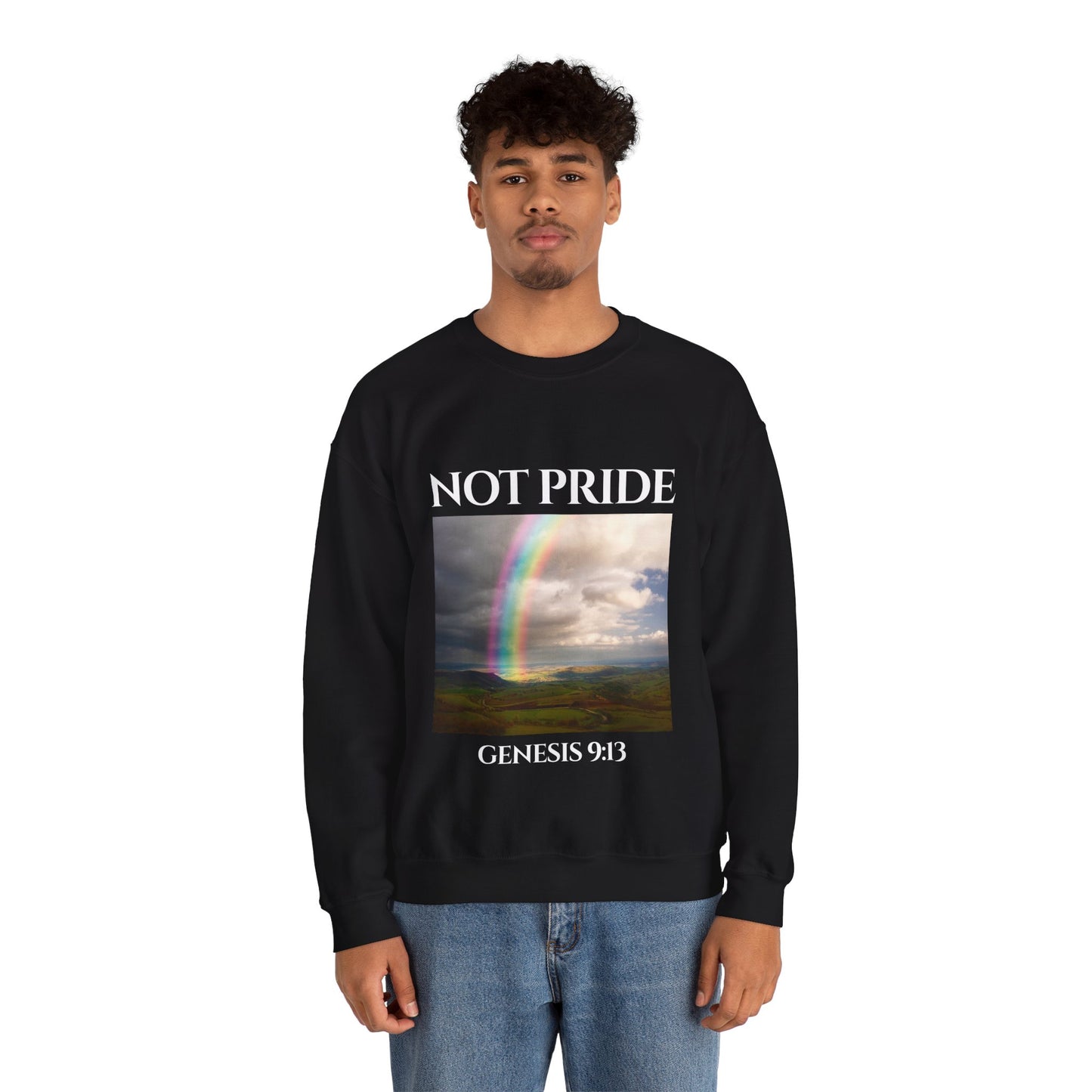 Pride Rainbow 2 Colorful Unisex Heavy Blend™ Crewneck Sweatshirt